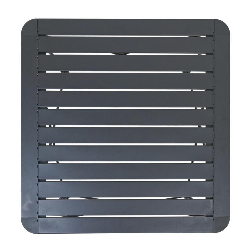 Hopfällbart campingbord 70x70cm antracit