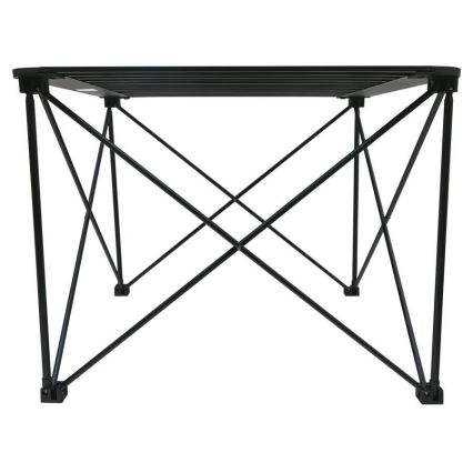 Hopfällbart campingbord 70x70cm antracit