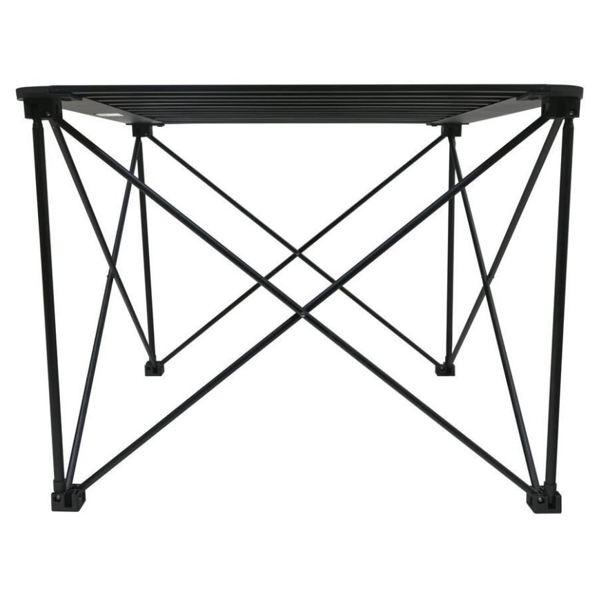 Hopfällbart campingbord 70x70cm antracit