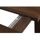 Hopfällbart matbord SALUTO 76x110 cm bok/brun
