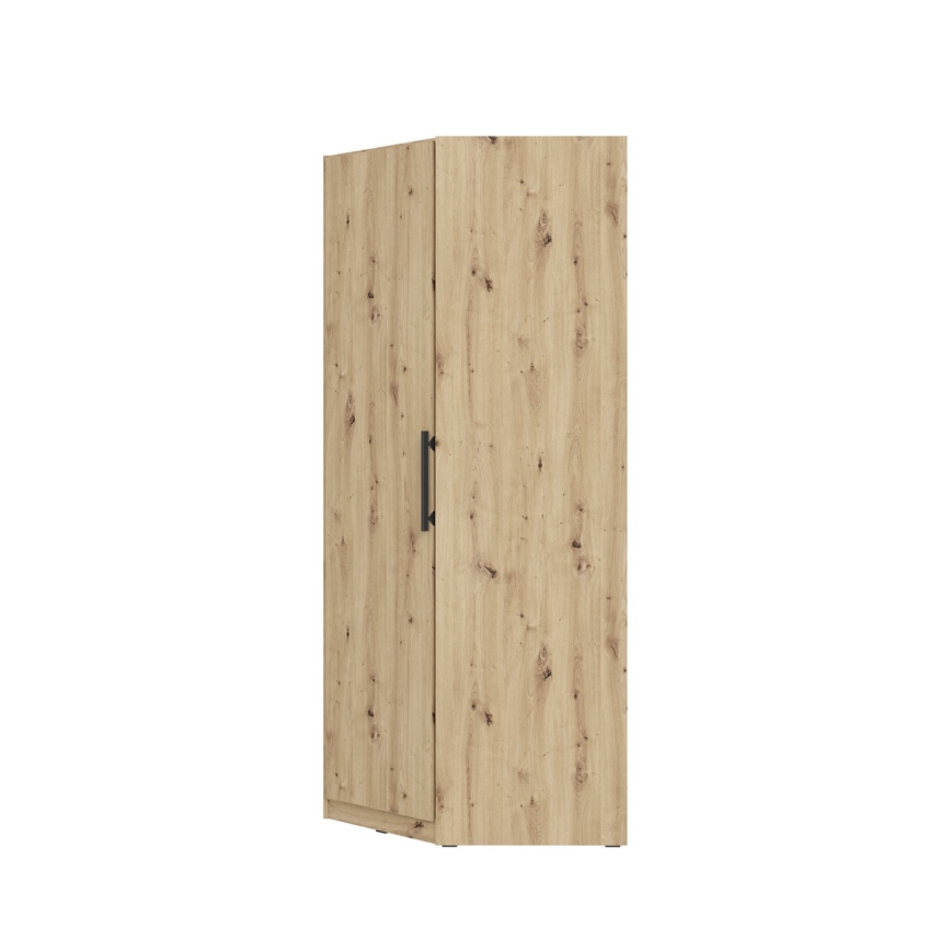Hörngarderob MARO 94x213 cm, Artisan-ek