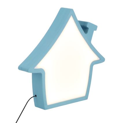 HOUSE LED barnskrivbordslampa 10W/230V blå