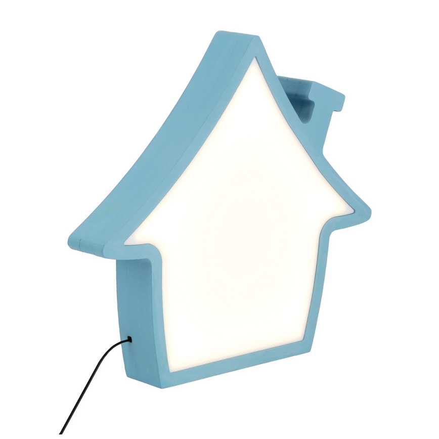 HOUSE LED barnskrivbordslampa 10W/230V blå