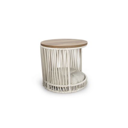 Hundbädd SEHPALI 45x46 cm beige