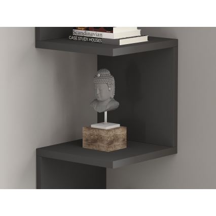 Hylla NUVIA i antracit