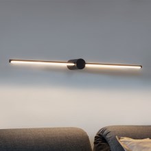 Ideal Lux - Badrumsspegel med LED-belysning FILO LED/12,5W/230V IP44 svart