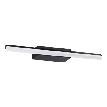 Ideal Lux - Badrumsspegel med LED-belysning RIFLESSO LED/10W/230V 42 cm CRI 90 IP54 svart