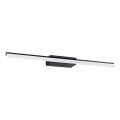 Ideal Lux - Badrumsspegel med LED-belysning RIFLESSO LED/16W/230V 62 cm CRI 90 IP54 svart