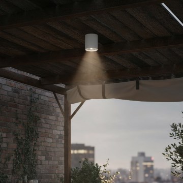 Ideal Lux - Badrumsspotlight GUN 1xGU10/28W/230V IP44 vit