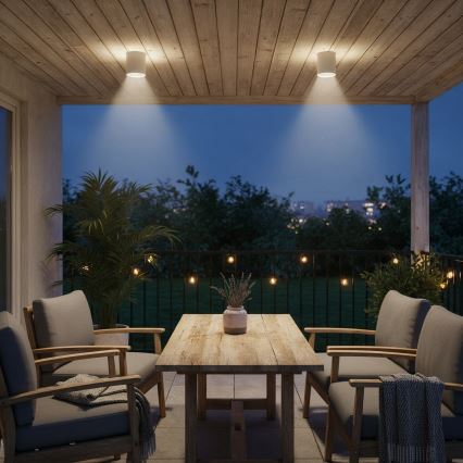 Ideal Lux - Badrumsspotlight GUN 1xGU10/28W/230V IP44 vit