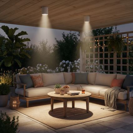 Ideal Lux - Badrumsspotlight GUN 1xGU10/28W/230V IP44 vit