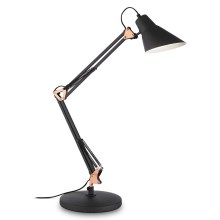 Ideal Lux - Bordslampa 1xE27/60W/230V svart