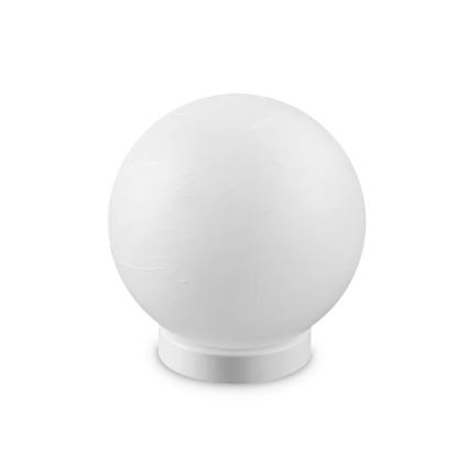 Ideal Lux - Bordslampa CARTA 1xE27/25W/230V diameter 20 cm vit