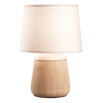 Ideal Lux - Bordslampa KALI 1xE14/40W/230V keramik/grädde/beige