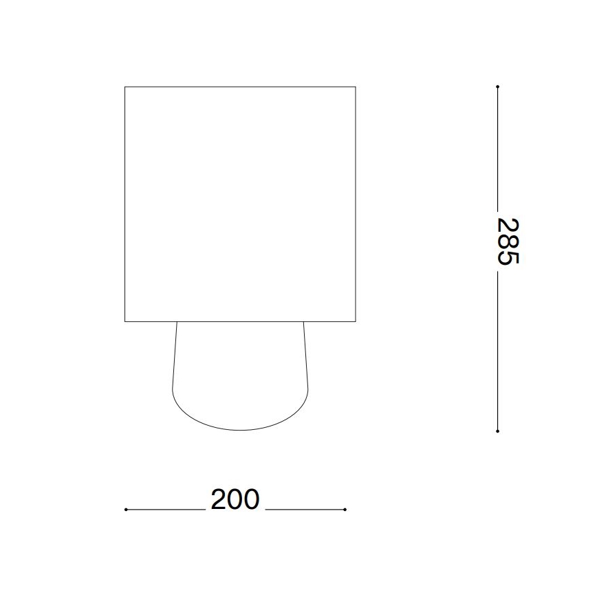 Ideal Lux - Bordslampa KALI 1xE14/40W/230V krämvit/beige
