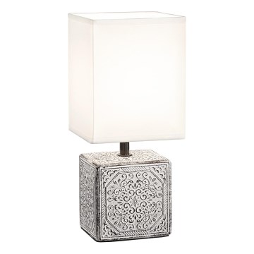 Ideal Lux - Bordslampa KALI 1xE14/40W/230V vit/grå