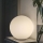 Ideal Lux - Bordslampa MAPA 1xE27/42W/230V Ø 30 cm vit