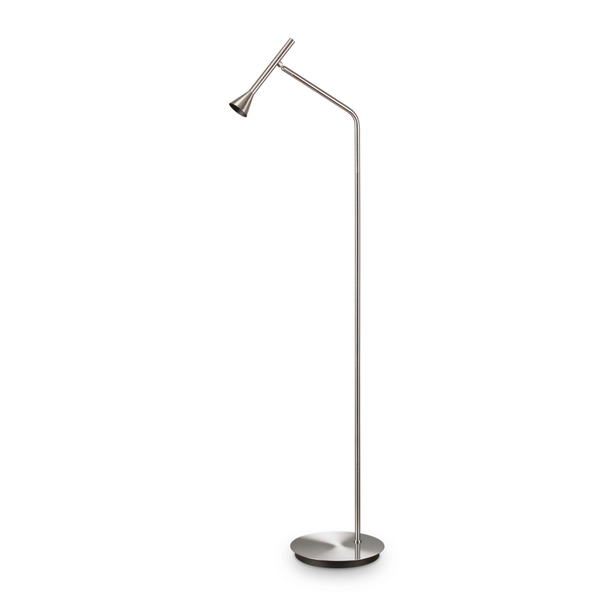 Ideal Lux - DIESIS LED-golvlampa, 4,5 W, 230 V, CRI 95, matt krom
