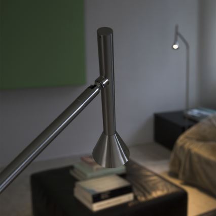 Ideal Lux - DIESIS LED-golvlampa, 4,5 W, 230 V, CRI 95, matt krom