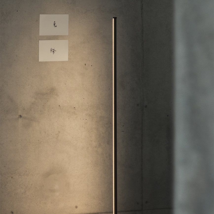 Ideal Lux - Dimbar LED-golvlampa YOKO LED/16W/230V CRI 90 svart