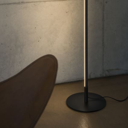 Ideal Lux - Dimbar LED-golvlampa YOKO LED/16W/230V CRI 90 svart