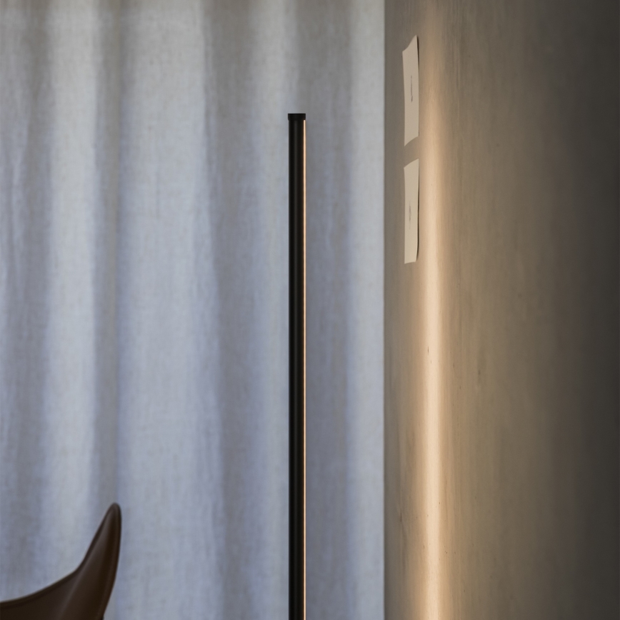 Ideal Lux - Dimbar LED-golvlampa YOKO LED/16W/230V CRI 90 svart