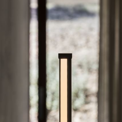 Ideal Lux - Dimbar LED-golvlampa YOKO LED/16W/230V CRI 90 svart