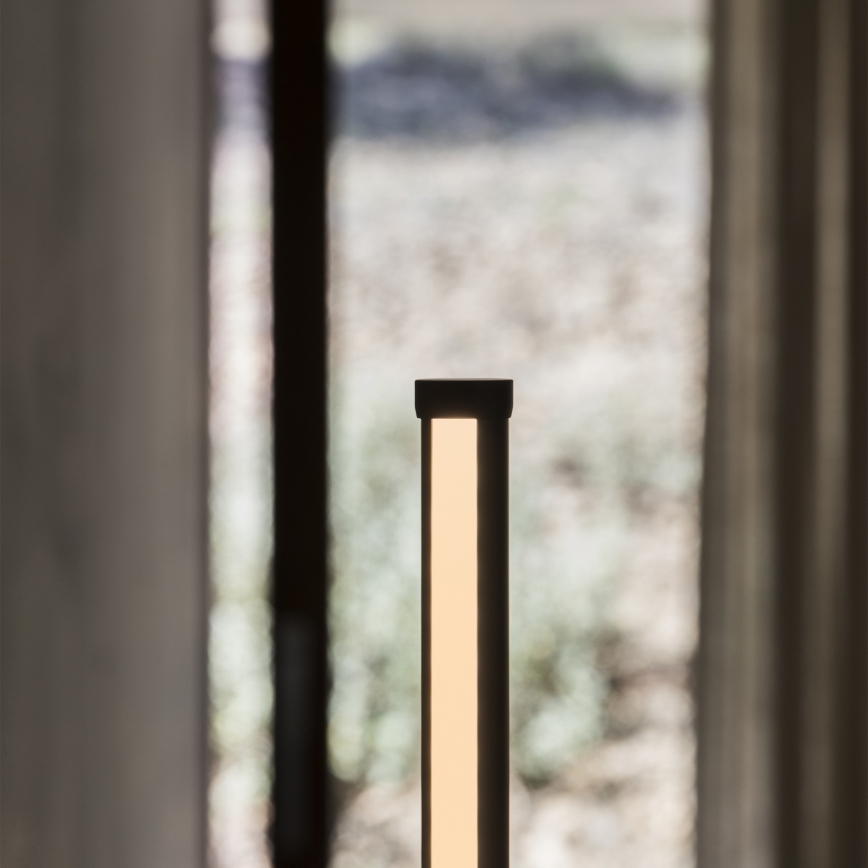 Ideal Lux - Dimbar LED-golvlampa YOKO LED/16W/230V CRI 90 svart