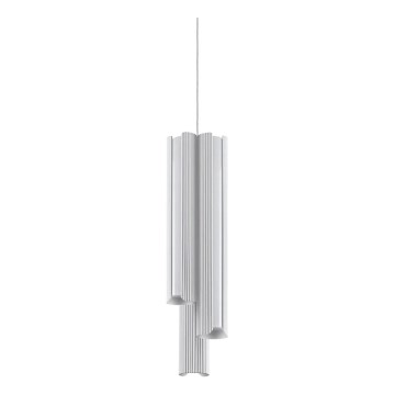 Ideal Lux - Dimbar LED-hänglampa på vajer DORICA 3xLED/9W/230V CRI 90 Ø 9,5 cm vit