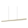 Ideal Lux - Dimbar LED-pendel DORICA LED/35W/230V CRI 90 140 cm mässing