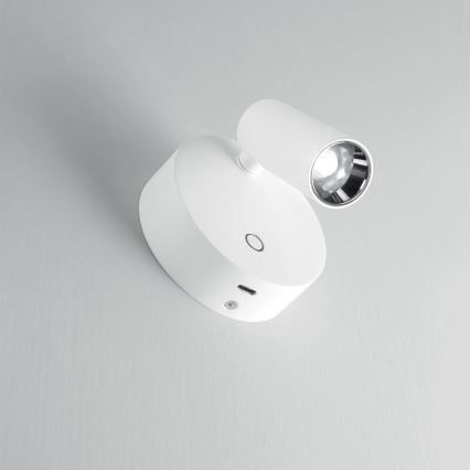 Ideal Lux - LED dimbar beröringsstyrd väggspot ELF LED/3W/230V CRI 95 vit