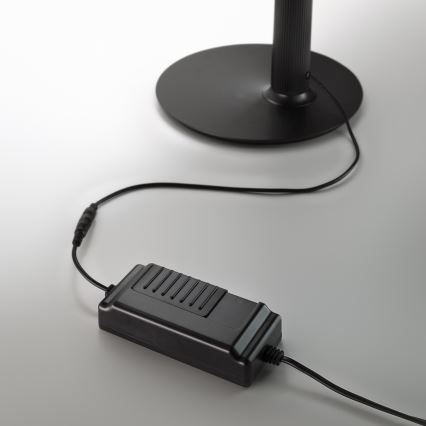 Ideal Lux - Dimmbar LED-golvlampa DORICA LED/50W/230V CRI 90 svart