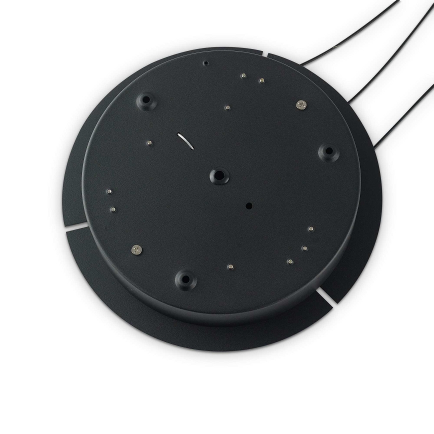 Ideal Lux - LED-dimbar pendellampa med kabel OZ LED/55W/230V Ø 80 cm CRI 90 svart