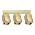 Ideal Lux - DYNAMITE LED-spot 3x GU10/7W/230V CRI 90, mässing