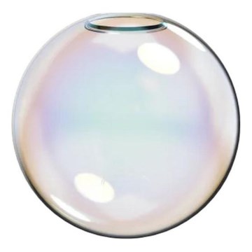 Ideal Lux - Ersättningslampskärm för ljuskrona MAPA diameter 15 cm genomskinlig