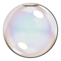 Ideal Lux - Ersättningslampskärm för ljuskrona MAPA diameter 20 cm genomskinlig