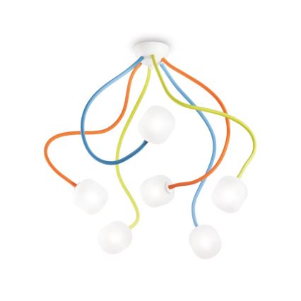 Ideal Lux - Ersättningsskärm till ljuskrona OCTOPUS G9, Ø 10 cm, vit