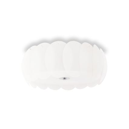 Ideal Lux - Ersättningsskärm till takkrona och takarmatur OVALINO, vit