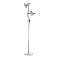 Ideal Lux - Golvlampa 2xE27/60W/230V blank krom