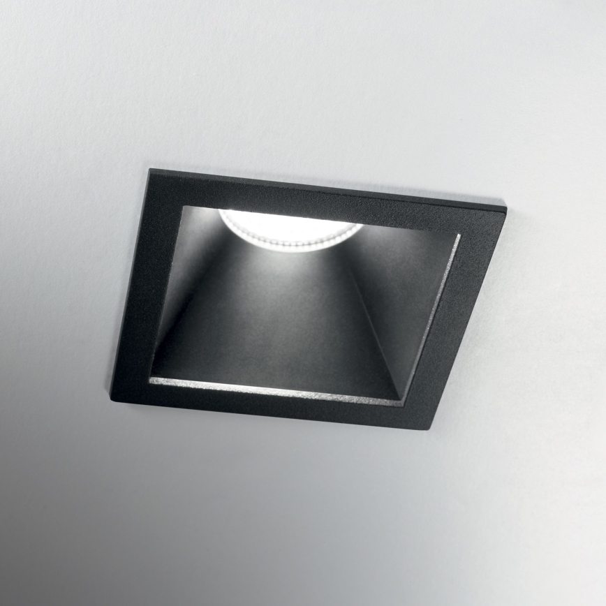 Ideal Lux - LED infälld takarmatur GAME TRIM LED/11W/230V 3000K CRI 90 8,4x8,4 cm IP40 svart