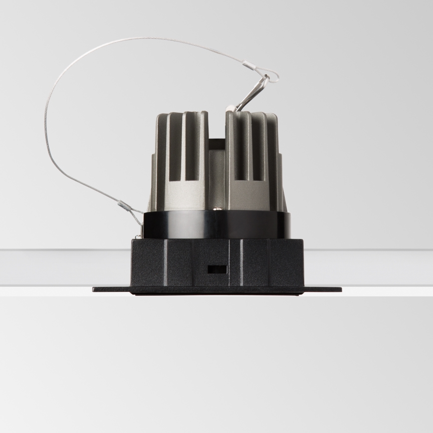 Ideal Lux - LED infälld takarmatur GAME TRIM LED/11W/230V 3000K CRI 90 8,4x8,4 cm IP40 svart