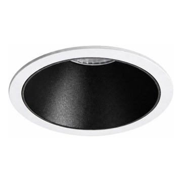 Ideal Lux - Infälld LED-takarmatur GAME TRIM LED/11W/230V 3000K CRI 90 Ø 8,5 cm IP40 svart/vit