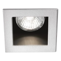 Ideal Lux - Infälld spotlight FUNKY 1xGU10/50W/230V 9x9 cm matt krom
