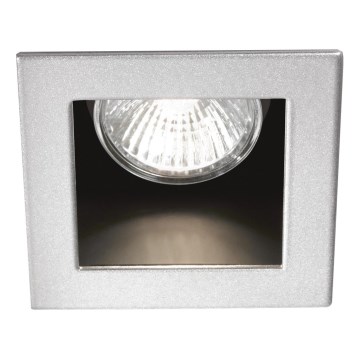Ideal Lux - Infälld spotlight FUNKY 1xGU10/50W/230V 9x9 cm matt krom