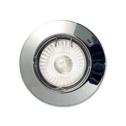 Ideal Lux - Infälld takarmatur 1xGU10/50W/230V Ø 7,7 cm, blank krom