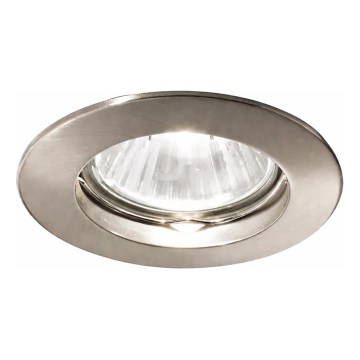 Ideal Lux - Infälld taklampa 1xGU10/50W/230V Ø 7,7 cm mattkrom