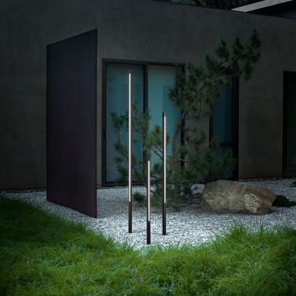 Ideal Lux - JEDI LED-utomhuslampa 12W/230V 80 cm CRI 90 IP65 antracit