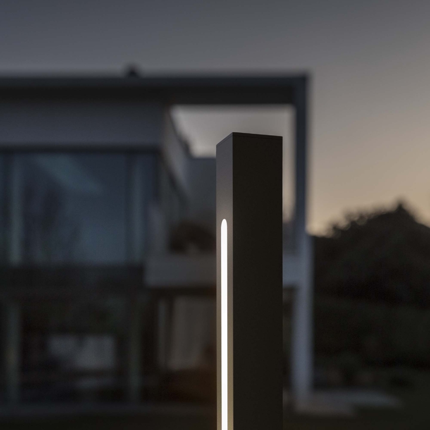 Ideal Lux - JEDI LED-utomhuslampa 12W/230V 80 cm CRI 90 IP65 antracit