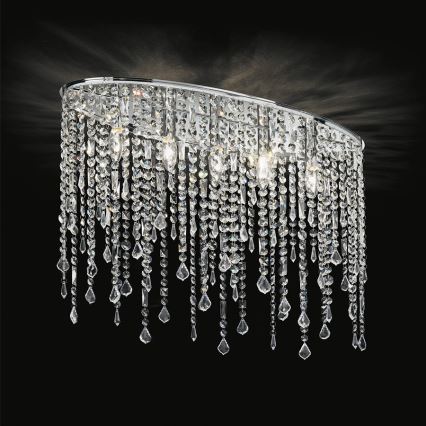 Ideal Lux - Kristallampa tak 5xE14/40W/230V