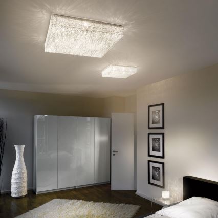 Ideal Lux - Kristallampa tak QUADRO 12xG9/40W/230V